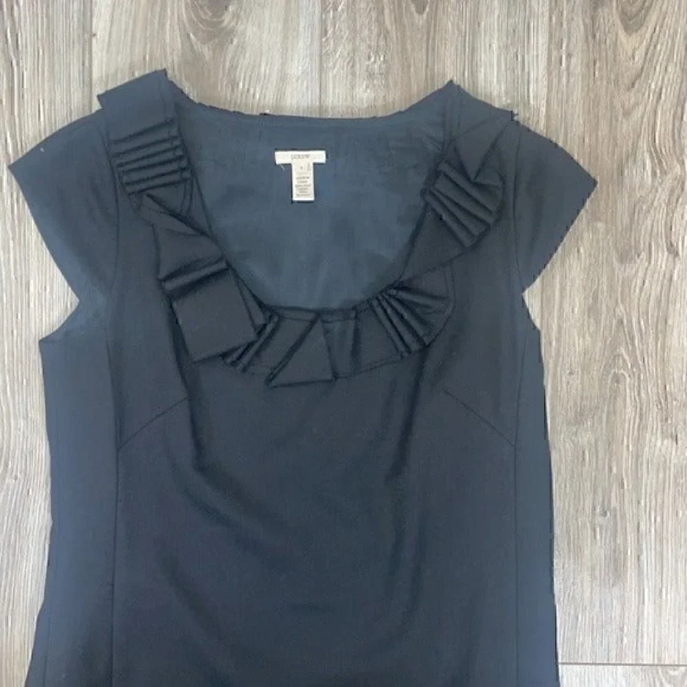 J. Crew 100% Wool Ribbon Ravine Dress  size 4